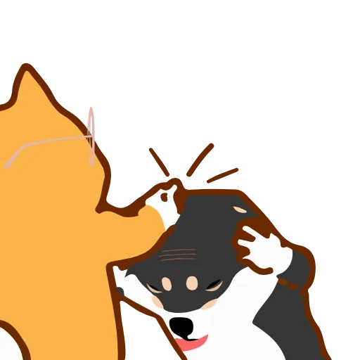 🤚 Стикер «shiba jd» для Telegram