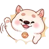 👋 Эмодзи «🐶 Шиба» для Telegram