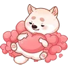 ❤ Эмодзи «🐶 Шиба» для Telegram