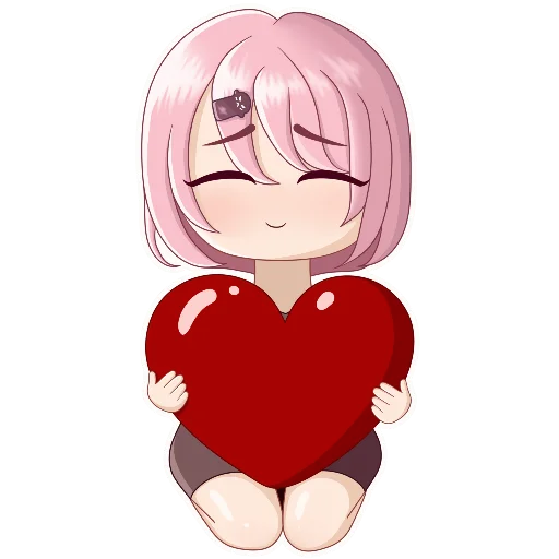Стикерпак Shiina Yuika для Telegram — скачать