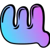 🤩 Эмодзи «Градиент, русские и английские» для Telegram