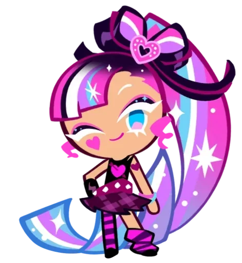 🎤 Стикер «Shining Glitter Cookie» для Telegram