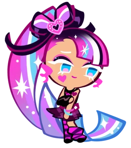 🎤 Стикер «Shining Glitter Cookie» для Telegram