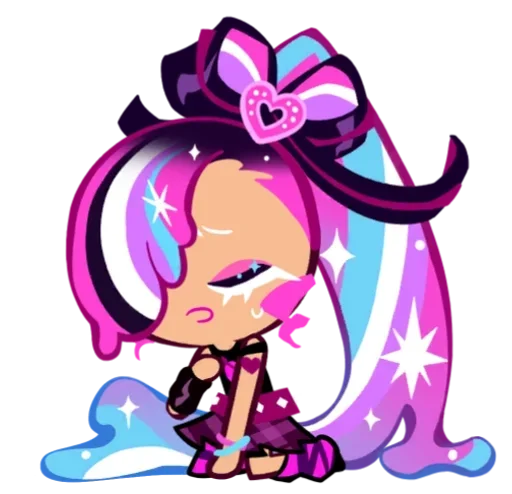 🎤 Стикер «Shining Glitter Cookie» для Telegram