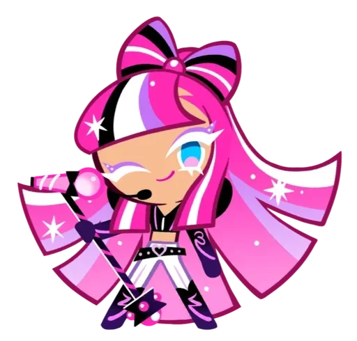 🎤 Стикер «Shining Glitter Cookie» для Telegram