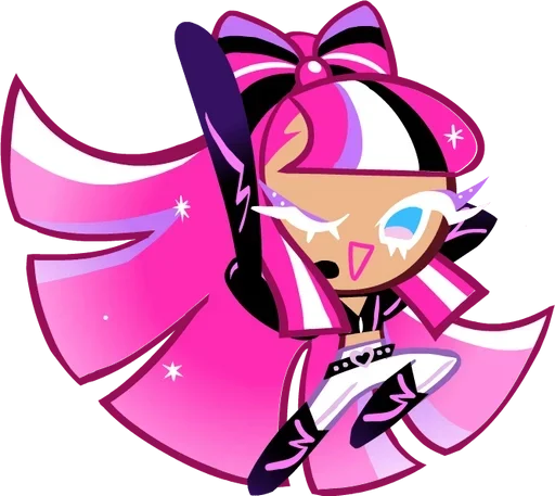 🎤 Стикер «Shining Glitter Cookie» для Telegram