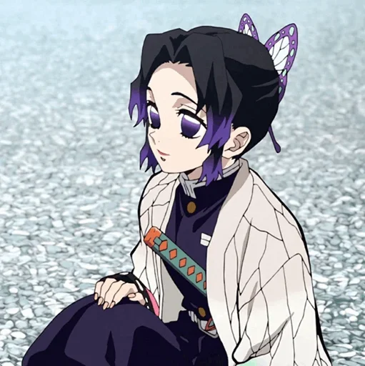 🦋 Стикер «胡蝶 しのぶ» для Telegram