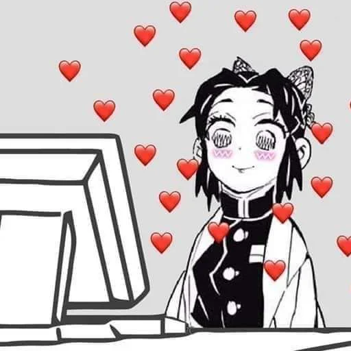 🥰 Стикер «Shinobu Kochou» для Telegram