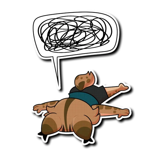 😵‍💫 Стикер «Shio» для Telegram