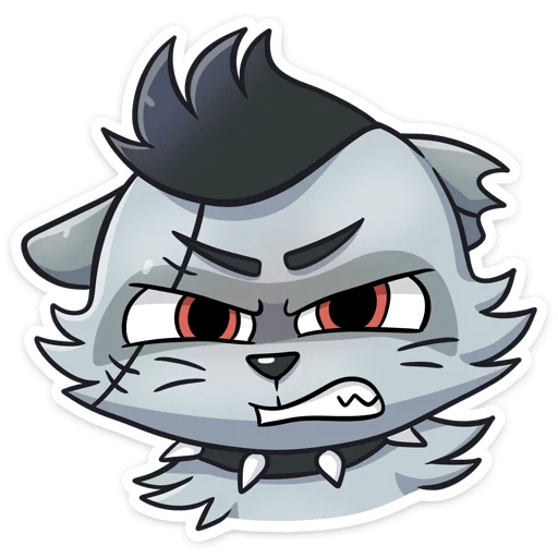 😡 Стикер «Енот Шип без надписей» для Telegram