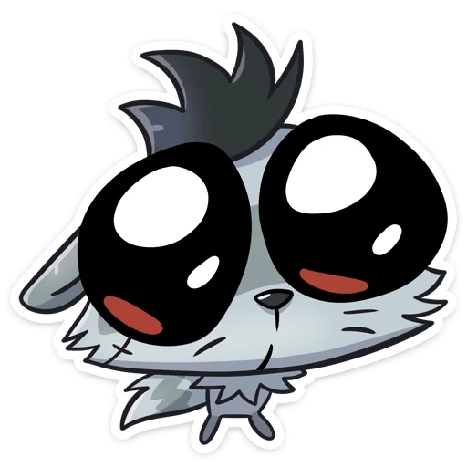 🥺 Стикер «Енот Шип без надписей» для Telegram