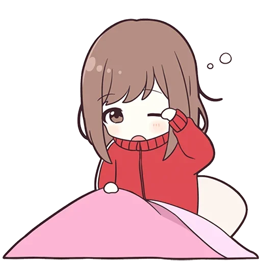 😴 Стикер «Широ тян» для Telegram