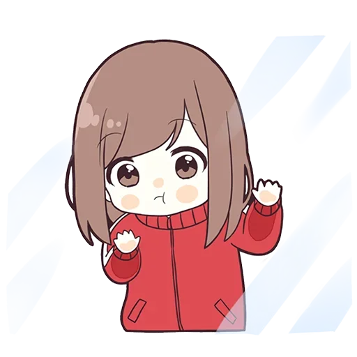 😍 Стикер «Широ тян» для Telegram