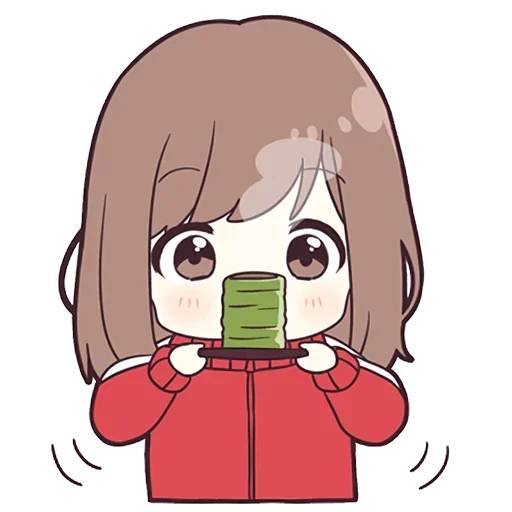 🍵 Стикер «Широ тян» для Telegram