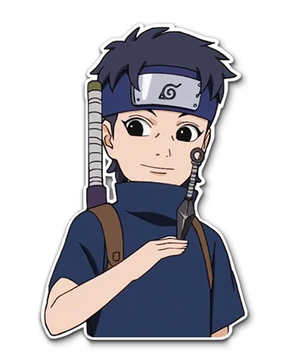 Стикерпак Shisui Uchiha для Telegram — скачать