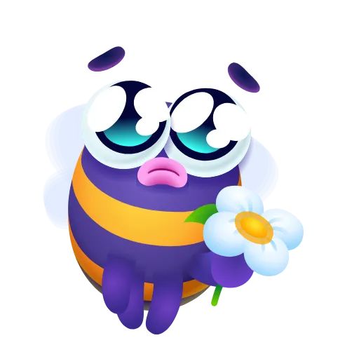 🤩 Эмодзи «Шмель Макс» для Telegram