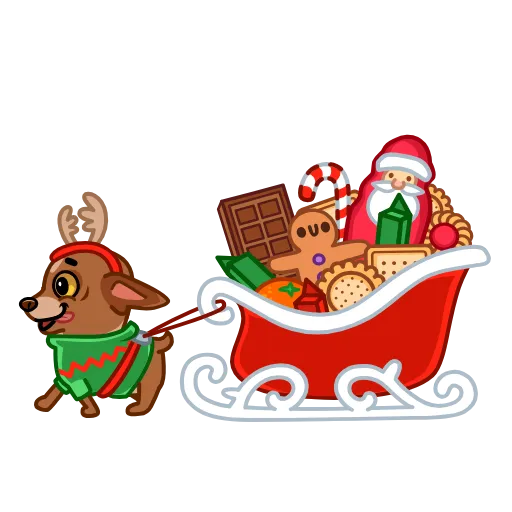 🎅 Стикер «Шоколадик» для Telegram