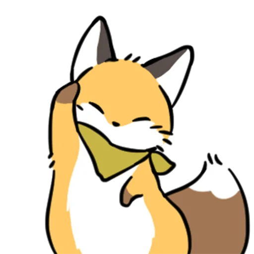 Стикерпак short-legged fox v.2 // для Telegram