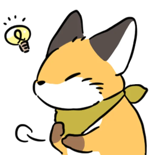 💡 Стикер «short-legged fox v.2 //» для Telegram