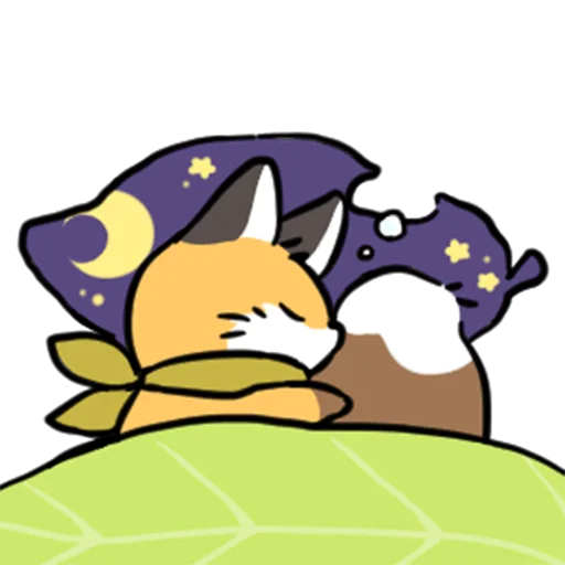 💤 Стикер «short-legged fox v.2 //» для Telegram