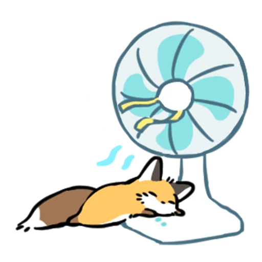 🥵 Стикер «short-legged fox v.2 //» для Telegram