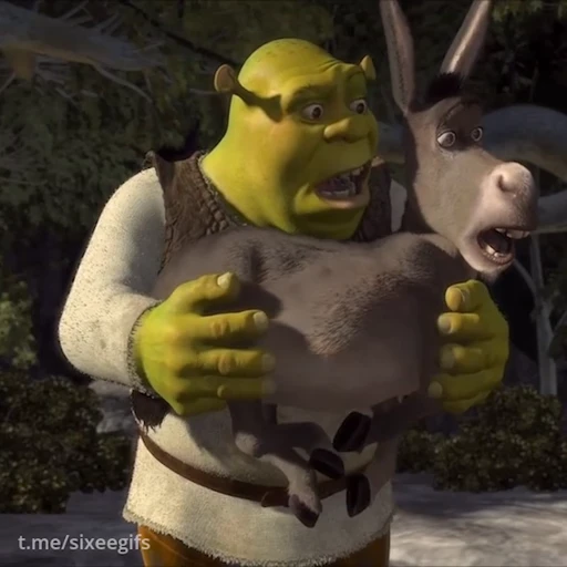 😯 Стикер «Шрек / Shrek» для Telegram