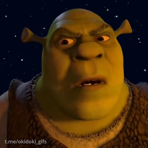 😖 Стикер «Шрек / Shrek» для Telegram