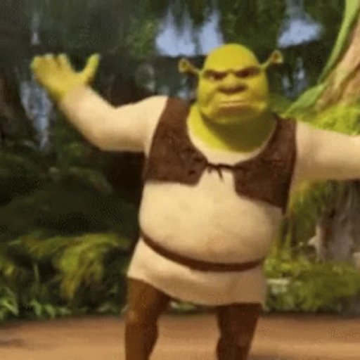🤷‍♂️ Стикер «Шрек / Shrek» для Telegram