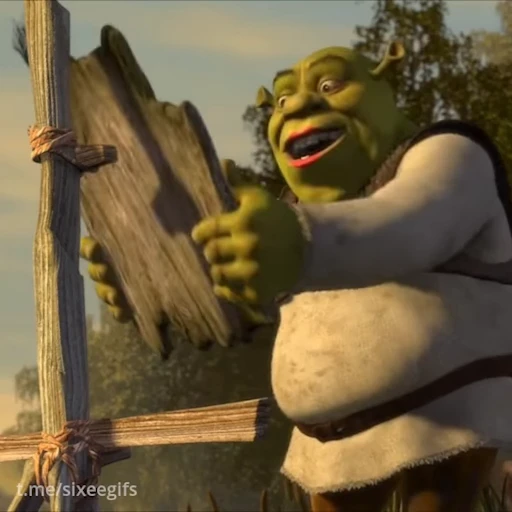 😘 Стикер «Шрек / Shrek» для Telegram