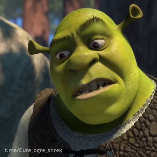 🤨 Стикер «Шрек / Shrek» для Telegram