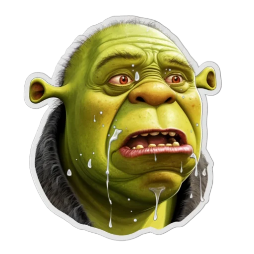 😪 Стикер «Shrek» для Telegram