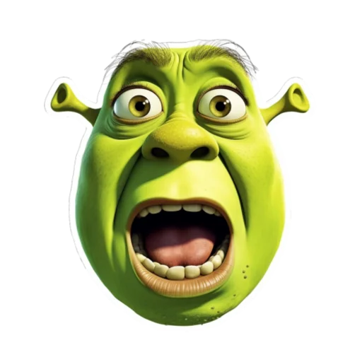 😲 Стикер «Shrek» для Telegram