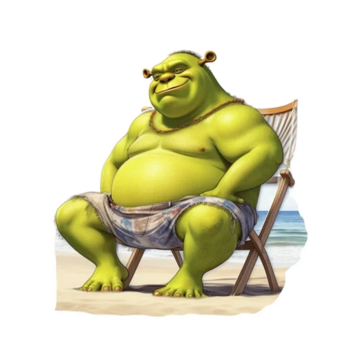 🏖 Стикер «Shrek» для Telegram