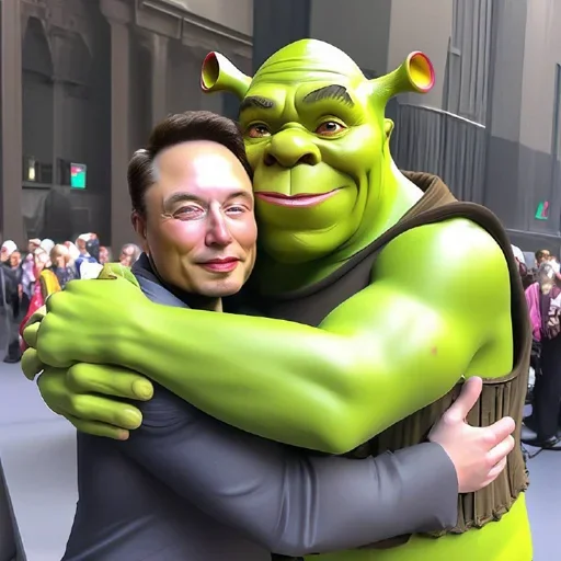 🥰 Стикер «Shrek AI» для Telegram