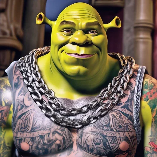 😏 Стикер «Shrek AI» для Telegram