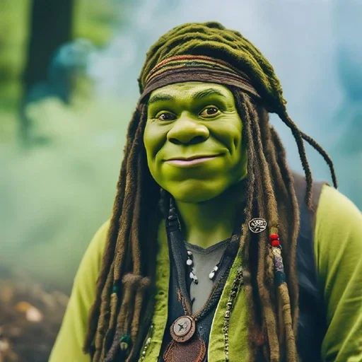😊 Стикер «Shrek AI» для Telegram