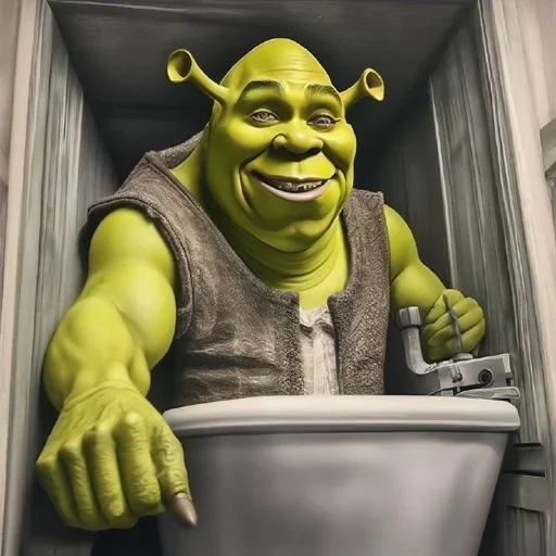 😝 Стикер «Shrek AI» для Telegram