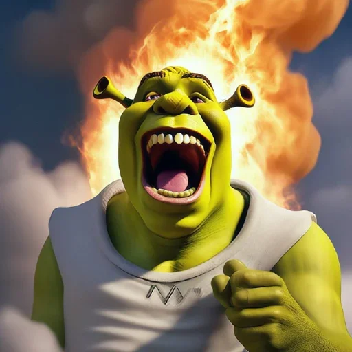 😛 Стикер «Shrek AI» для Telegram