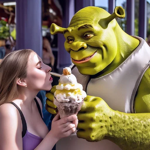 😍 Стикер «Shrek AI» для Telegram