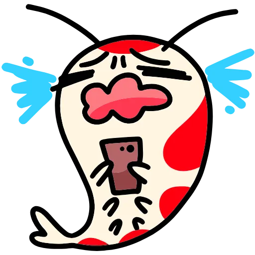 😭 Эмодзи «Креветыч» для Telegram