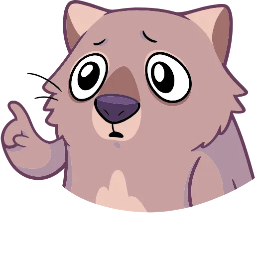 🤩 Эмодзи «Вомбат Шуга» для Telegram