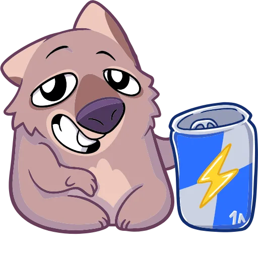🤩 Эмодзи «Вомбат Шуга» для Telegram