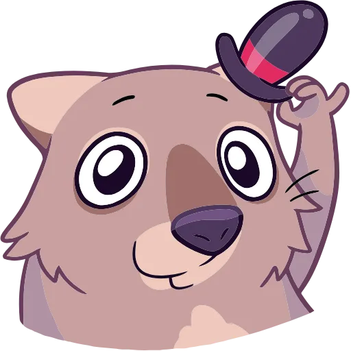🤩 Эмодзи «Вомбат Шуга» для Telegram