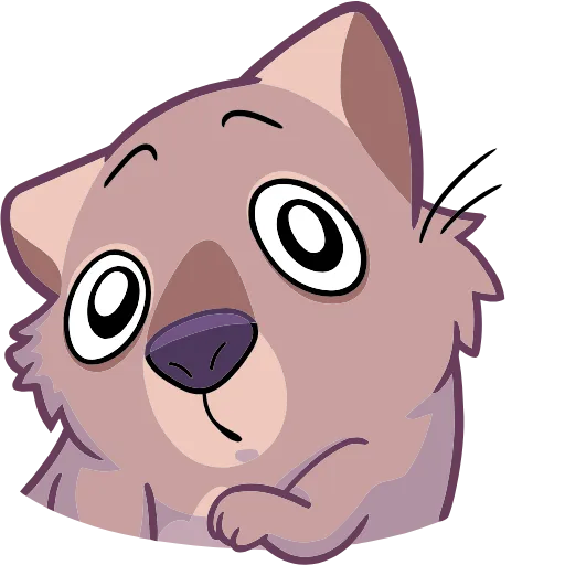 🤩 Эмодзи «Вомбат Шуга» для Telegram