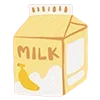 🥛 Эмодзи «૮ ﻌ ა» для Telegram