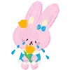 😭 Эмодзи «૮ ﻌ ა» для Telegram