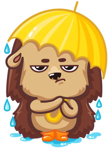 ☔ Стикер «Shunya» для Telegram