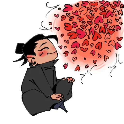 ❤️‍🔥 Стикер «Jujutsu Kaisen Магическая битва» для Telegram