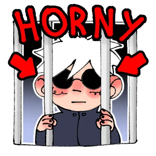 😎 Стикер «Jujutsu Kaisen Магическая битва» для Telegram