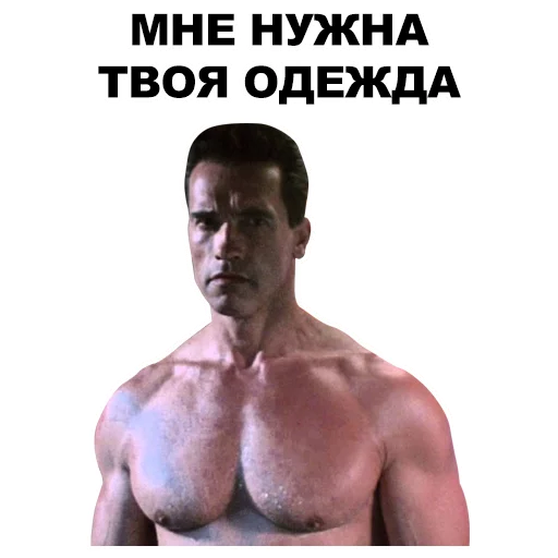 👤 Стикер «Шварценеггер» для Telegram